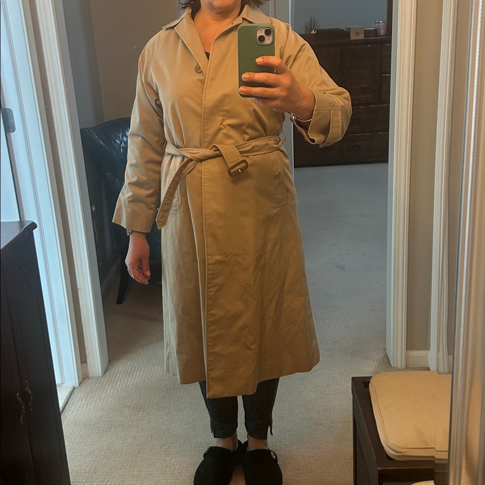 Burberry Tan Trench Coat